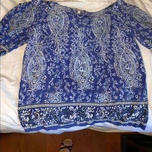 Off the shoulder top